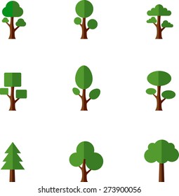 Vector Tree flat icon