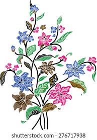 Vector Tree of flowers.