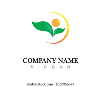 Vector - Tree green people identity card vector logo template
