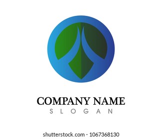 Vector - Tree green people identity card vector logo template
