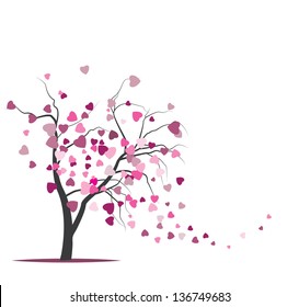 vector tree with harts