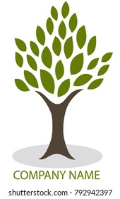 Tree Many Leaves Icon Vector On 库存矢量图（免版税）1260428296 | Shutterstock