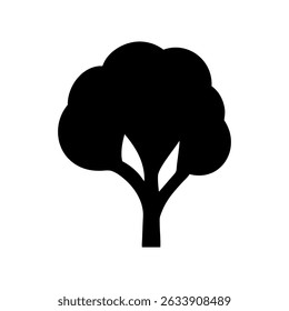 Vector Tree Icons – Black Tree Silhouettes Collection

