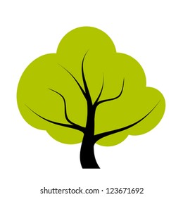 Vector tree illustration