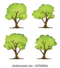 Vector tree illustration