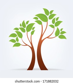 Vector tree illustration