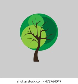 Vector tree illustration