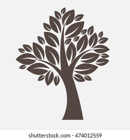 Vector tree illustration