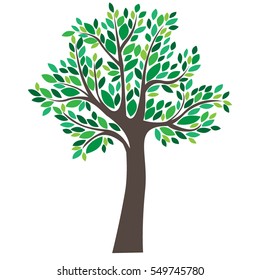 Vector tree illustration