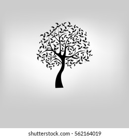 Vector tree illustration