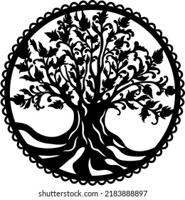 Árbol vectorial de la vida decorativo