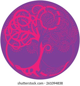Vector Tree Of Life Emblem