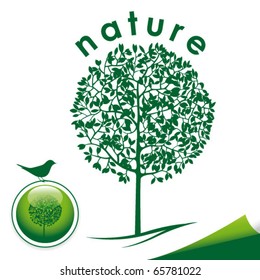 vector tree logo