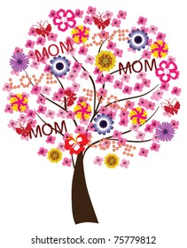 vector tree for mother's day