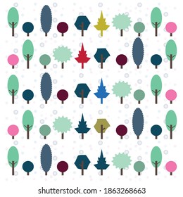 Vector tree nature wallpaper, tree icon