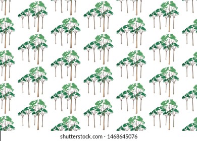 Vector Tree pattern design element illustration