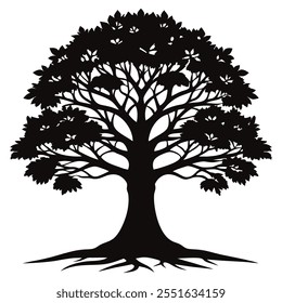 vector Tree silhouette art bdesign