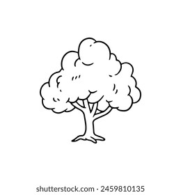 Vector tree silhouette vector tree illustration