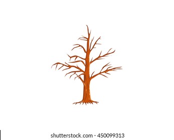 tree without leaves outline