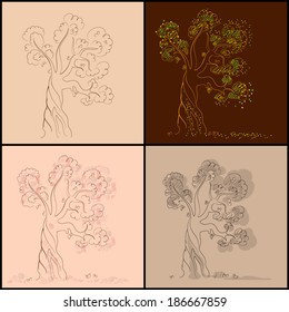 Vector trees collection
