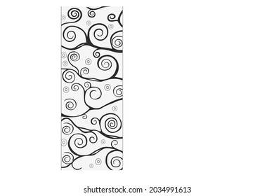 Vector trend patterns on a light background for design.