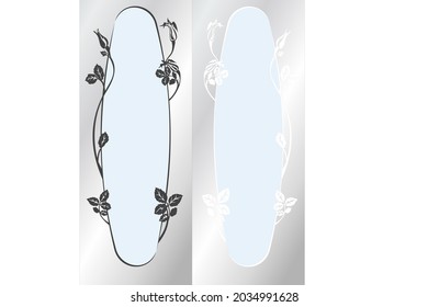 Vector trend patterns on a light background for design.