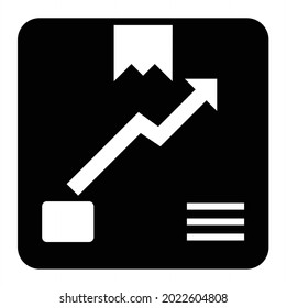 Diseño de iconos de glifos de productos de tendencia de vectores
