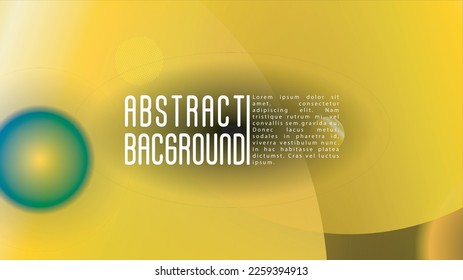 Vector Trendy Background with Gradient Mesh Holographic Circle Bright Geometric Page Design with Lines, Dots, Round Shapes. Simple Style for your Business Poster.