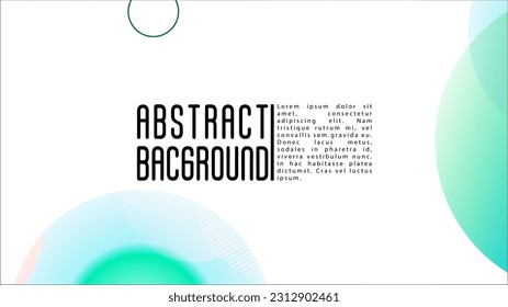 Vector Trendy Background with Gradient Mesh Holographic Circle Hipster Graphic Template Design with Lines, Dots, Round Shapes. Innovation Style for your Business Cover.