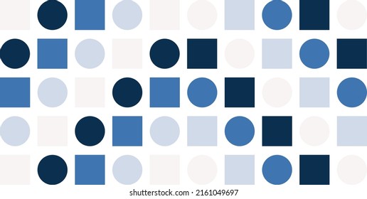 Vector. trendy. A collection of circles and squares. Colorful. Repeating pattern. Decoration for various purposes. Backgrounds for floors, walls, and more. Digital art. Dominated by pastel colors. 