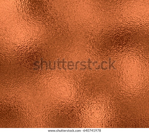 Vector trendy copper metallic background with bronze\
texture. 