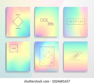 	
Vector trendy design with holographic colors, modern design collection. Colorful shapes, vibrant texture, hologram gradients, abstract motion for banners, covers, posters, patterns, templates,...