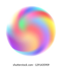 Vector trendy fluid gradient circle background