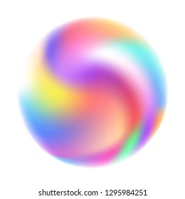 Vector trendy fluid gradient circle background
