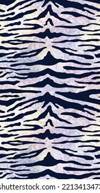 Vector Trendy metallic tiger abstract vertical background  Wild animal tiger stripes shiny silver foil texture background for social media banner  cover  phone wallpaper 