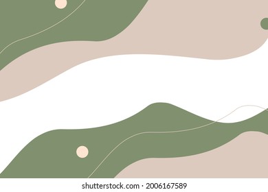 Fondo de las líneas onduladas líquidas mínimas de moda vectorial. Vector
