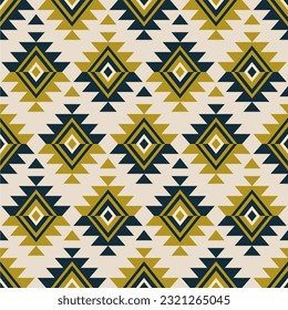 Vector trendy seamless decorative ethnic pattern. Boho geometric style.