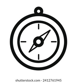 Vector trendy simple stopwatch icon vector illustration template.