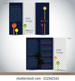 Vector Tri Folder Brochure - Leaflet mock up