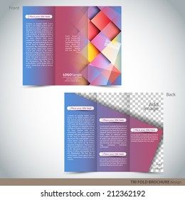Vector Tri Folder Brochure - Leaflet mock up