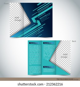 Vector Tri Folder Brochure - Leaflet mock up