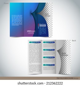 Vector Tri Folder Brochure - Leaflet mock up