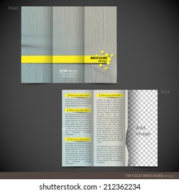 Vector Tri Folder Brochure - Leaflet mock up