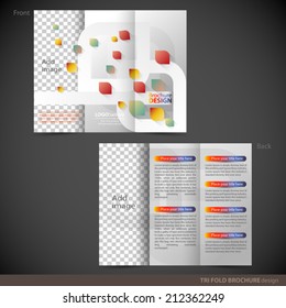 Vector Tri Folder Brochure - Leaflet mock up
