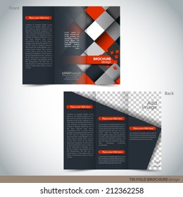 Vector Tri Folder Brochure - Leaflet mock up