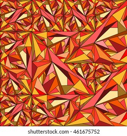 Vector triagle illustration. Background of geometric shapes. Colorful mosaic pattern. Retro triangle background. eps 10