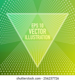 Vector triangle abstraction. Illustration for your cover, presentation, party flyer