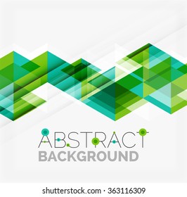 Vector triangle background