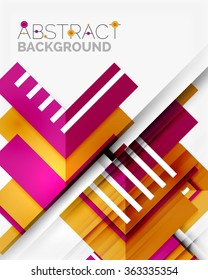 Vector triangle background