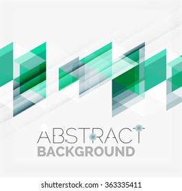 Vector triangle background